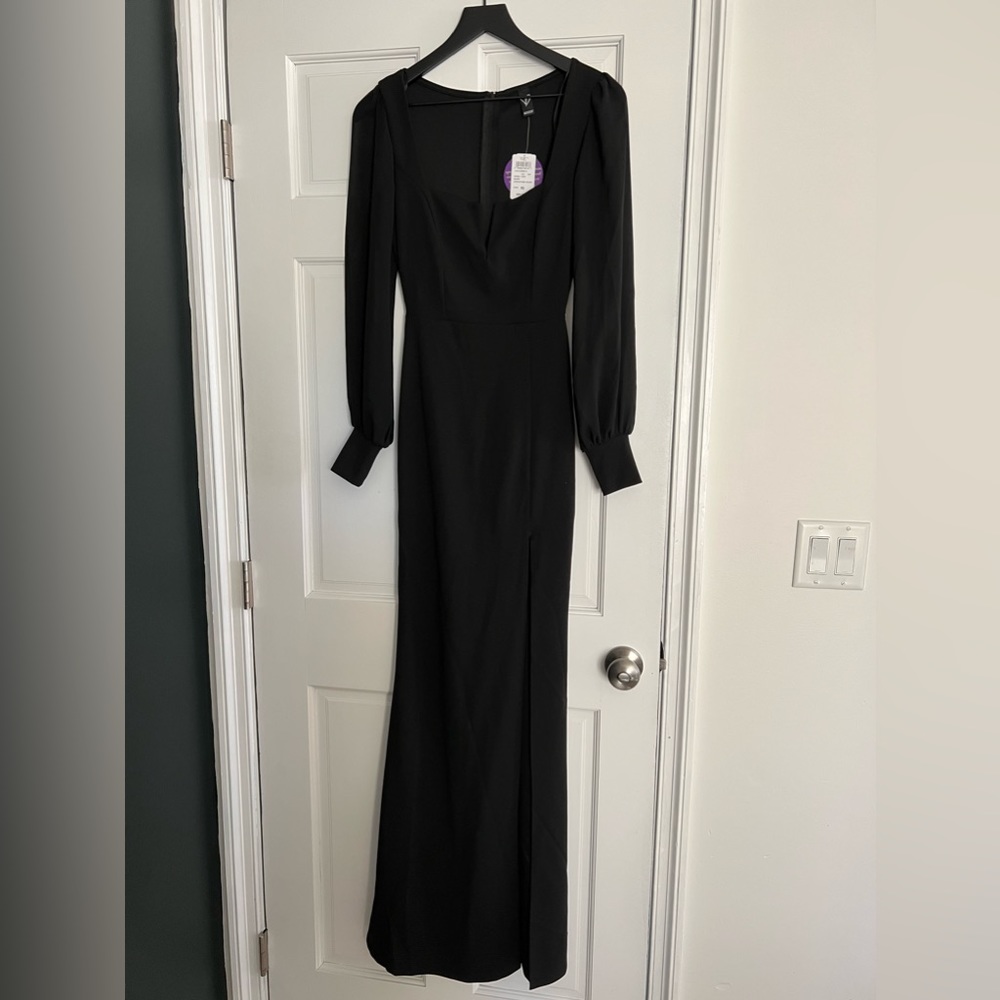 Formal Black maxi dress